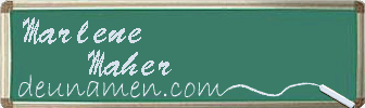 Marlene Maher Visitenkarte